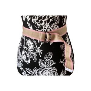 Vintage Y2K D Ring Belt Two Toned Loop Buckle Canvas Punk Emo Grunge